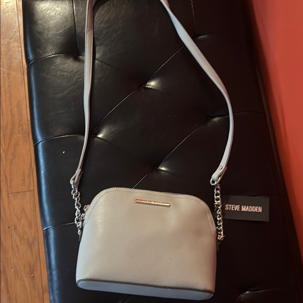 Steve Madden Light Gray Crossbody Bag